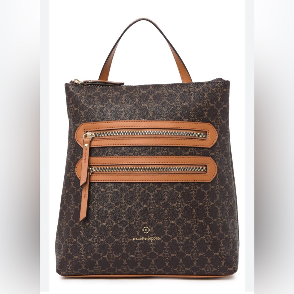 Nanette Lepore Black and Brown Women's Backpack